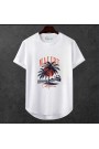 Unisex Oversize Şehir Baskili T-shirt